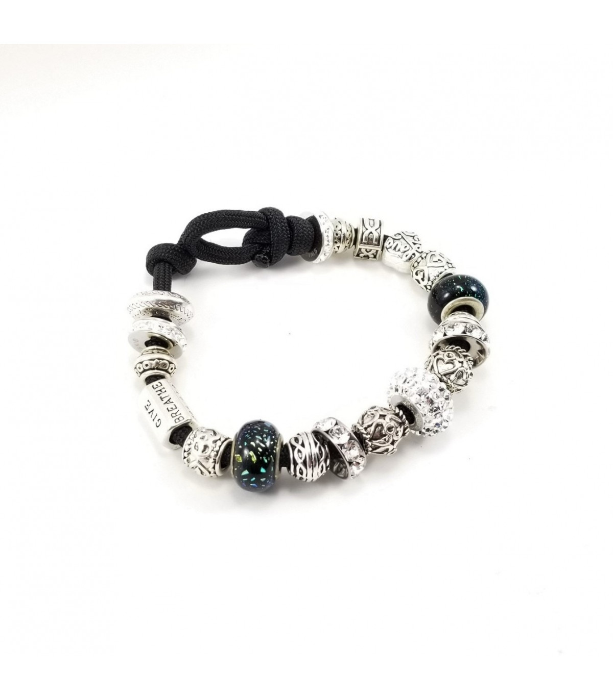 swarovski black crystal bracelet