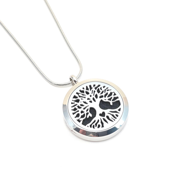 Tree of Life Aromatherapy Locket 30mm - Earth Frequency Infused