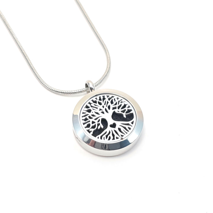 Tree of Life Aromatherapy Locket 25mm - Earth Frequency Infused