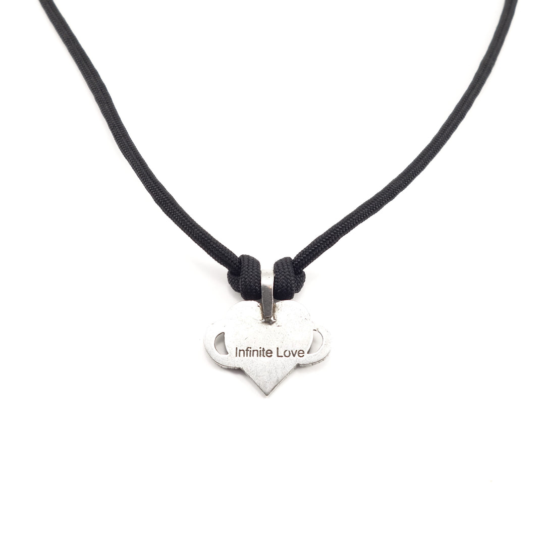 Infinite Love Pewter Necklace