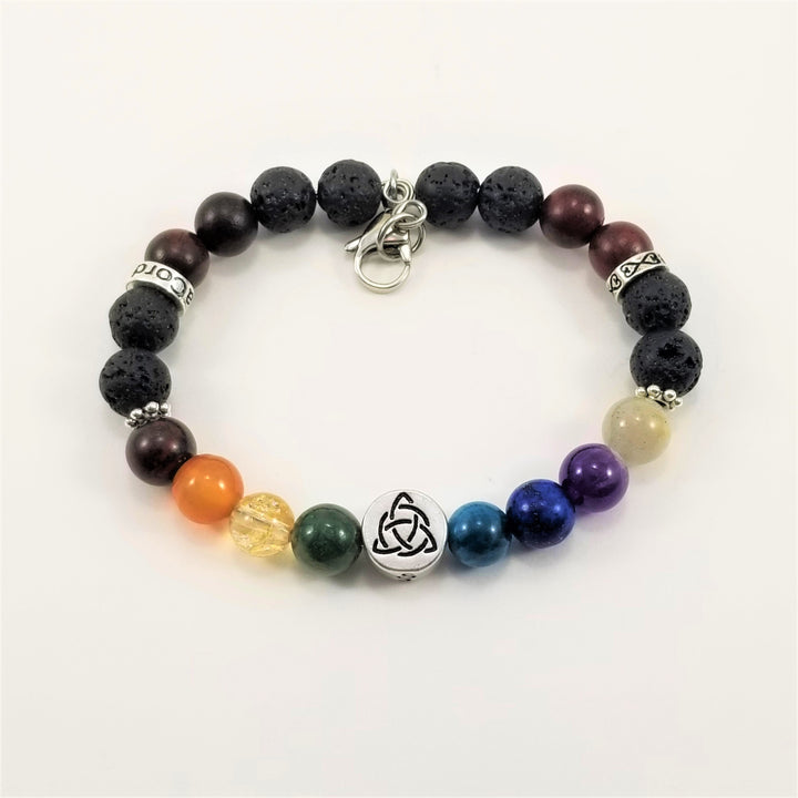 Triquetra/Infinity Chakra SSHD Bracelet - 8mm