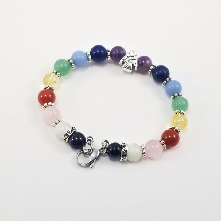 8mm Guardian Angel SSHD Bracelet