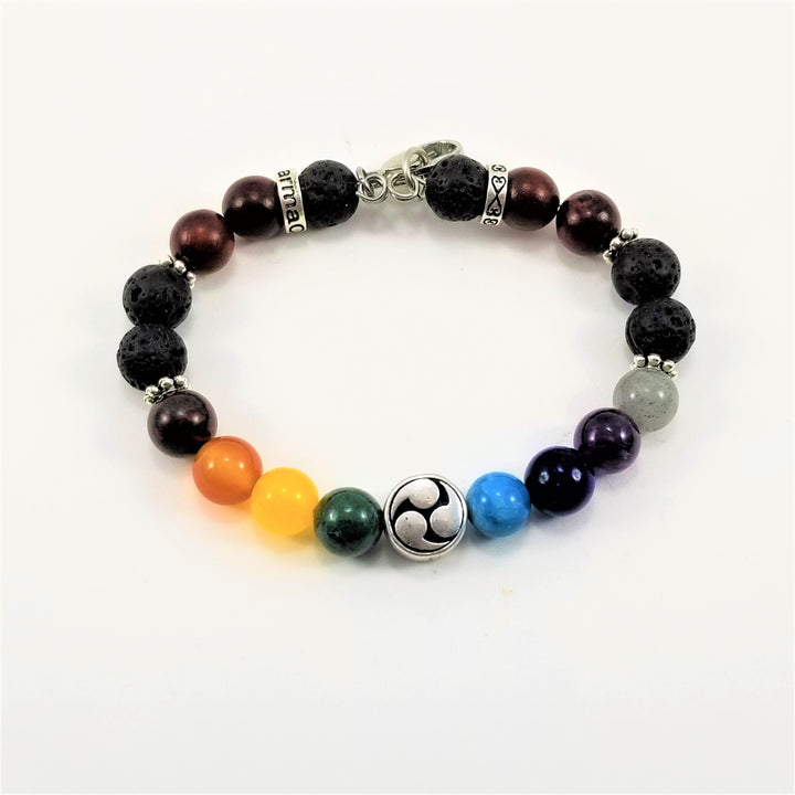 Yin & Yang Chakra SSHD Bracelet - 8mm