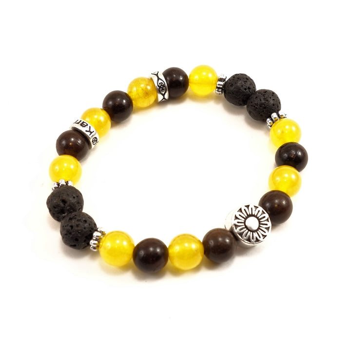 8mm Sunflower Joy Bracelet