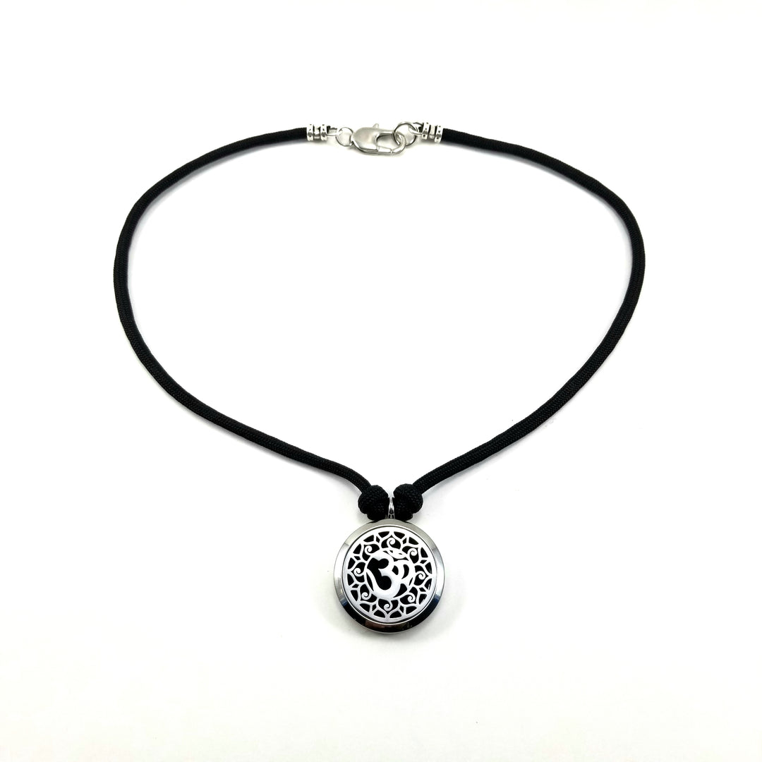 AUM (OM) Aromatherapy Locket 30mm - Earth Frequency Infused