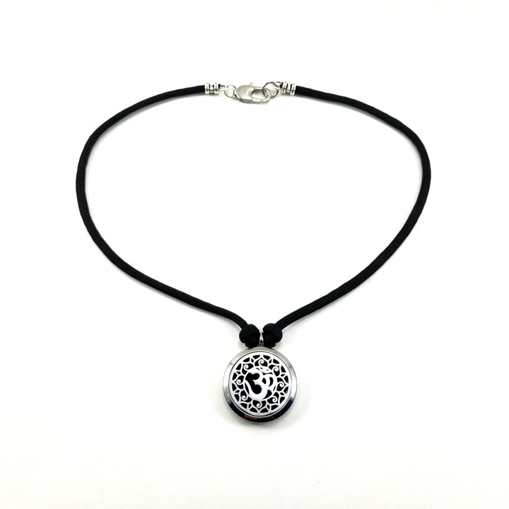 AUM (OM) Aromatherapy Locket 30mm - Earth Frequency Infused