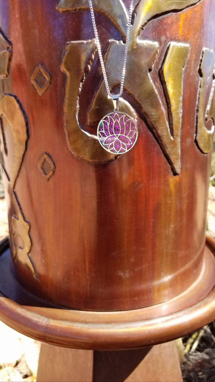 Lotus-Flower of Life Necklace