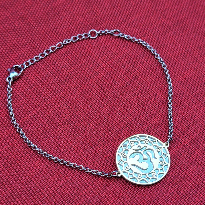 AUM Lotus Bracelet - Earth Frequency Infused