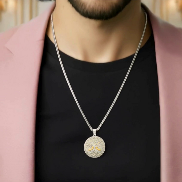 Tree of Life Silver-Gold - Earth Frequency Infused